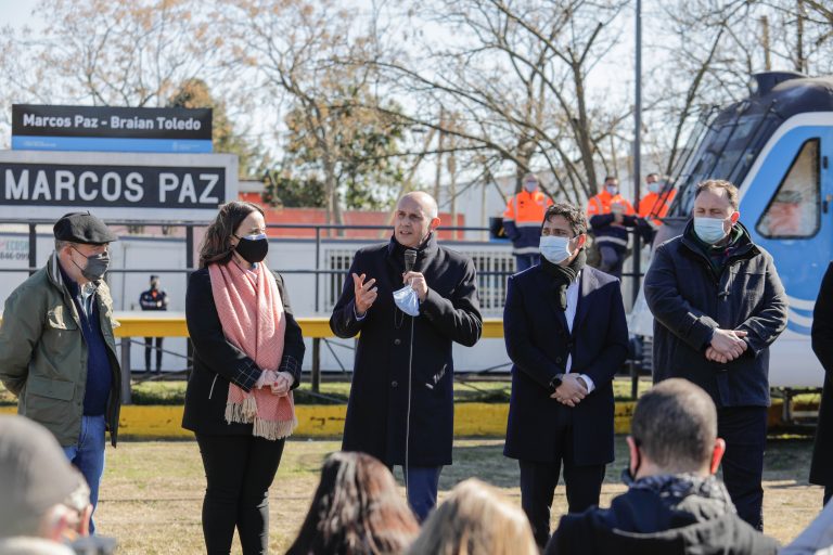 Luego de 28 años de inactividad, vuelve hasta Marcos Paz el ramal del ferrocarril Belgrano Sur