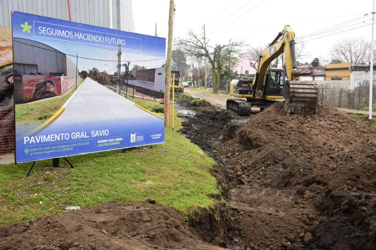 Malvinas Argentinas comienza una nueva obra con fondos municipales