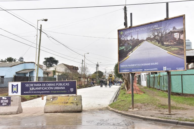 Nardini supervisó las obras que se realizan en Fragata de Heroína