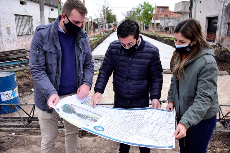 Nardini, en Los Polvorines: “Es una obra que hacemos con fondos y recursos genuinos del municipio”