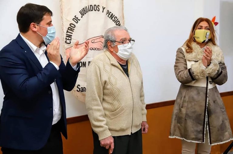 Chornobroff y Sierra inauguraron la remodelación del Centro de Jubilados Unión de Domínico