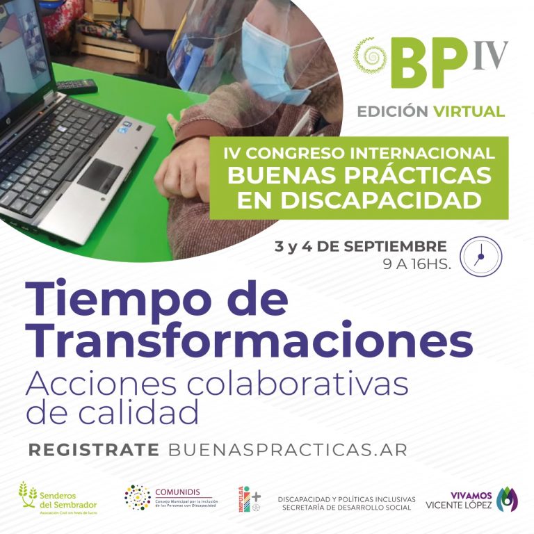 Realizarán un nuevo Congreso Internacional de Buenas Prácticas en Discapacidad en Vicente López