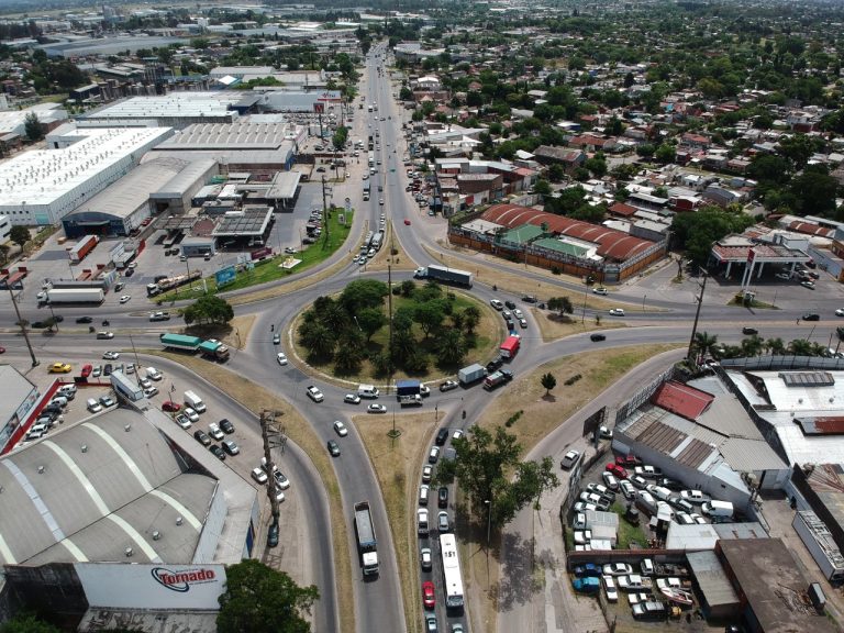 Arranca la obra del Viaducto de Ruta 4 en Brown y restringen el tránsito en la Rotonda Los Pinos