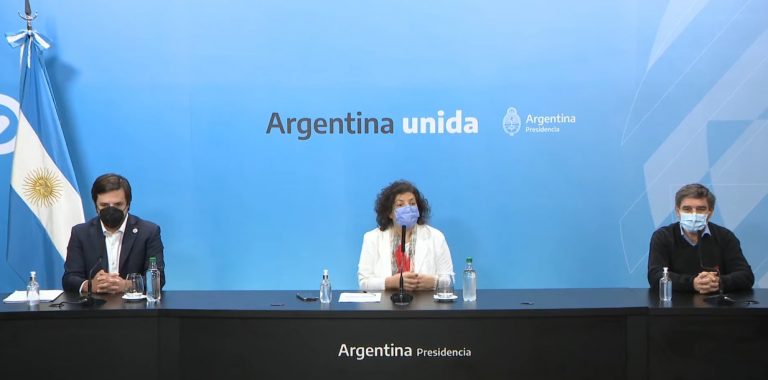 Vizzotti anunció que se empezará a combinar la Sputnik V con las vacunas de Moderna y AstraZeneca