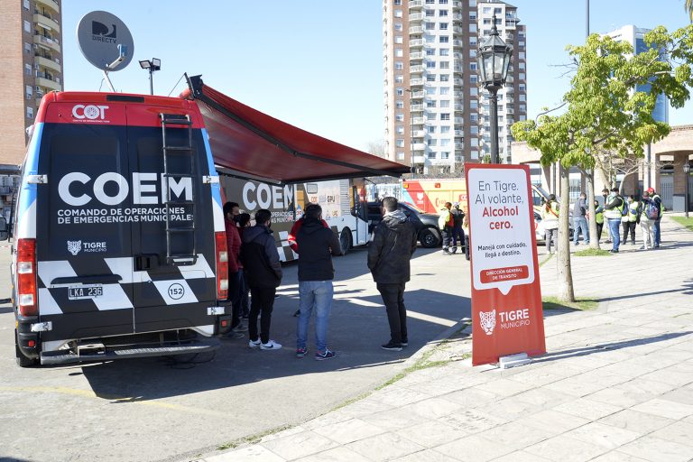 El Municipio montó un operativo integral de prevención por el comienzo de la primavera y el Día del Estudiante