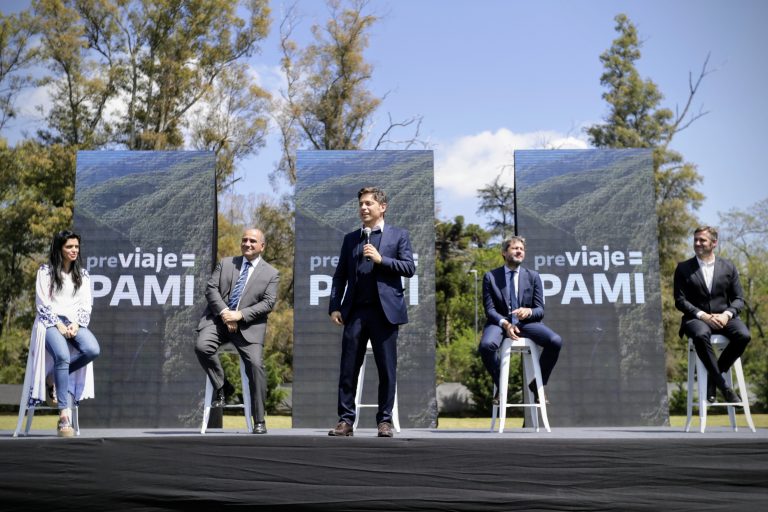 El gobierno presentó el Previaje para jubilados del PAMI con reintegros del 70 por ciento