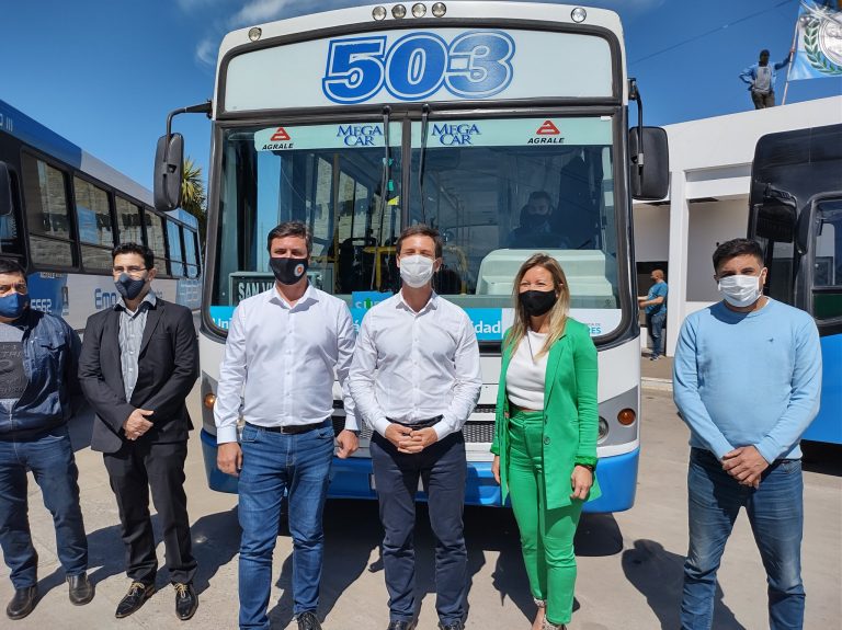 Presentaron la primera línea de micros con la totalidad de unidades con cámaras de seguridad