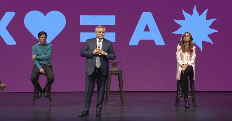 El presidente, en el cierre de campaña del FdT: “Voten por ustedes, voten por el pueblo”