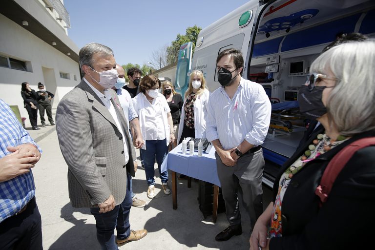 Cascallares y Kreplak recorrieron las obras en el Hospital Meléndez