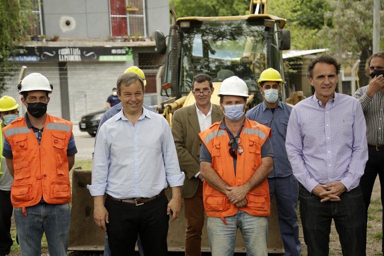 Avanza la construcción del paso bajo nivel en Longchamps