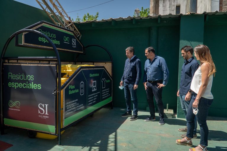 Estación para residuos especiales en San Isidro