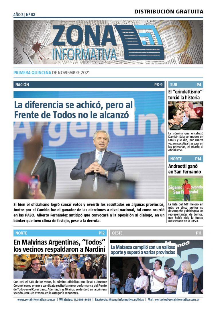 Zona Informativa 1º QUINCENA NOVIEMBRE