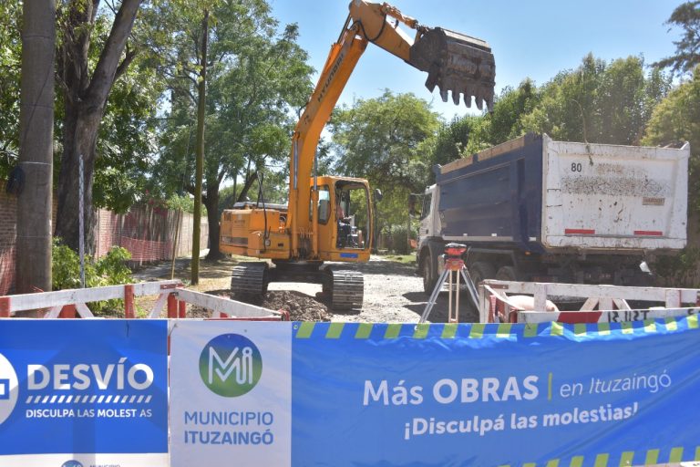 Comenzó la obra para pavimentar más de 20 cuadras de Ituzaingó
