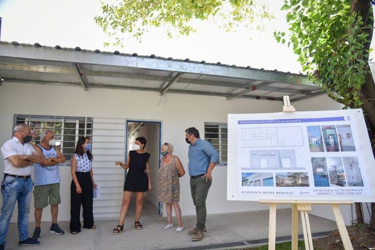 Mendoza supervisó refacciones en el CAPS Villa Augusta