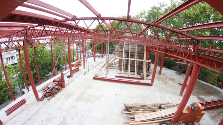 Avanzan las obras en el Hospital de Diagnóstico Inmediato en Temperley