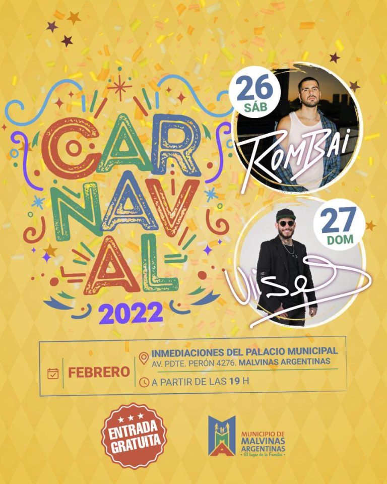 Con shows musicales y desfiles, llega “Carnaval en Malvinas 2022” 