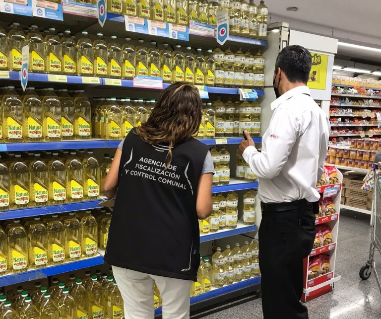 Operativo de control del programa Precios Cuidados en Quilmes