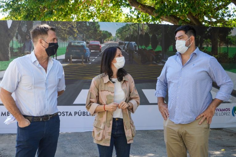 Soledad Martínez supervisó la renovación en el Paseo de la Costa