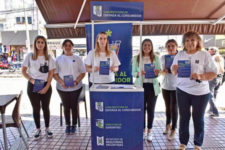 Realizaron una Jornada de Defensa al Consumidor en el centro comercial de Los Polvorines