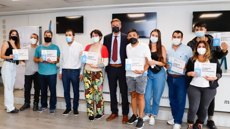 Realizaron una nueva entrega de Créditos Casa Propia en San Martín