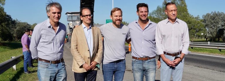 Avanza la obra de repavimentación de la autopista Ezeiza-Cañuelas