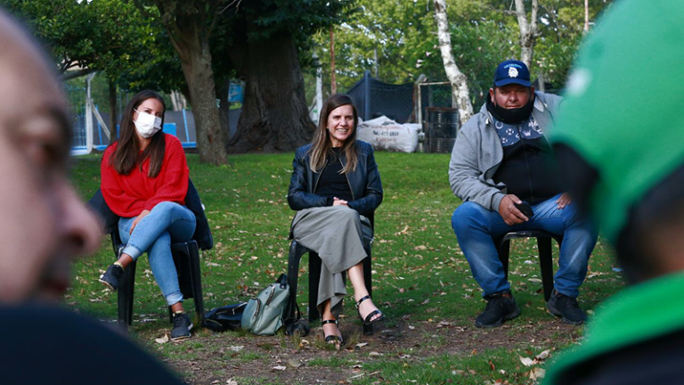 Raverta promueve las Becas Progresar entre los clubes de barrio