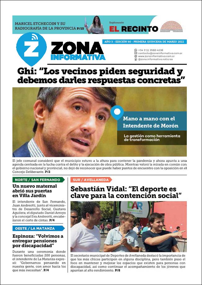 Zona Informativa 1º QUINCENA MARZO