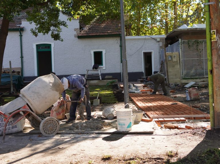 Avanzan las obras en la Casa de la Estación de Ranelagh