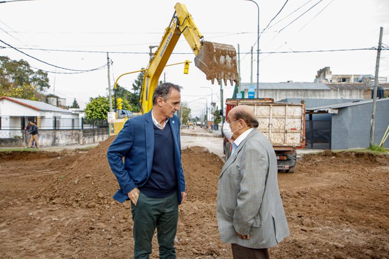 Avanzan obras en la Avenida 7 de Berazategui
