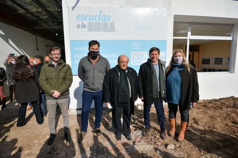Kicillof y Mussi recorrieron los avances de obras en Berazategui