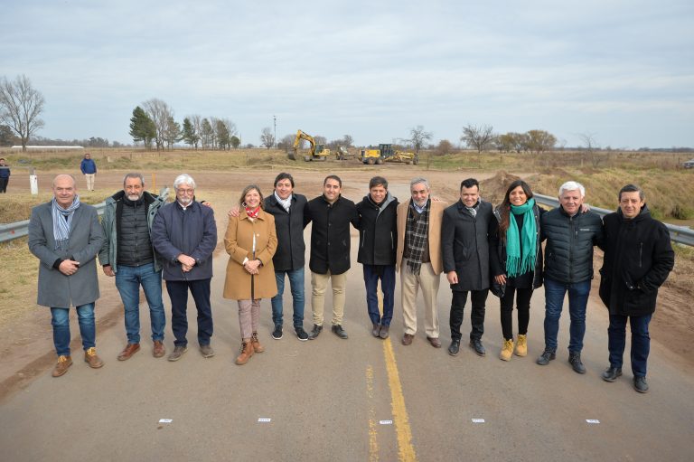 Comenzaron las obras que van a completar la pavimentación de la Ruta del Cereal en la Provincia