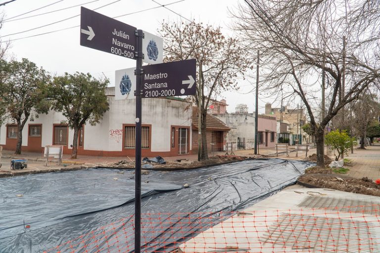 Renovaron diez cuadras de pavimento en Beccar
