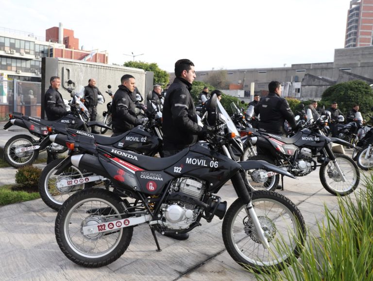 Lanús suma motos a su flota de seguridad