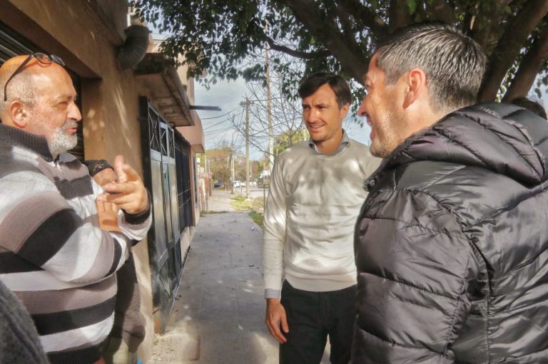 Ghi y Nardini recorrieron obras de repavimentación en Morón sur