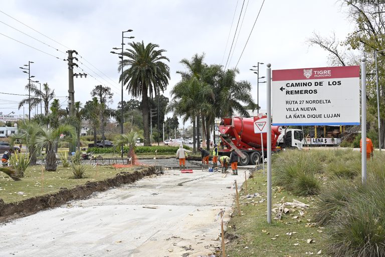 Comenzó la obra de la Avenida Liniers en Rincón de Milberg