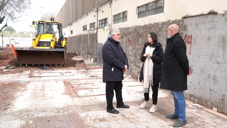 En Vicente López avanzan las obras del polideportivo Nº1