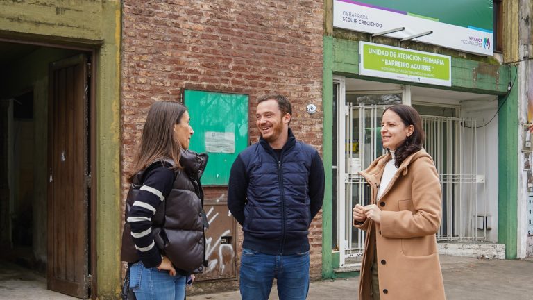 Soledad Martínez recorrió las obras de la UAP Barreiro