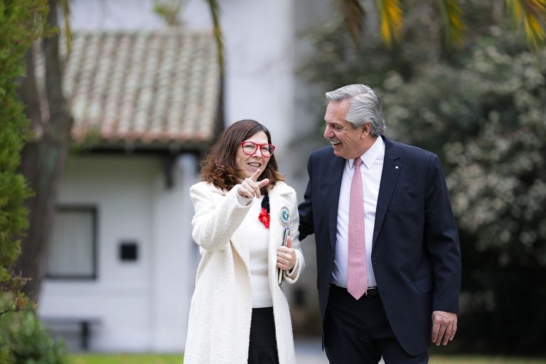 El Presidente recibió a Batakis en Olivos antes de su asunción