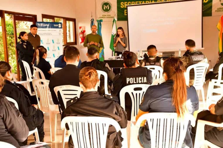 Realizaron capacitación para las fuerzas de seguridad en Merlo