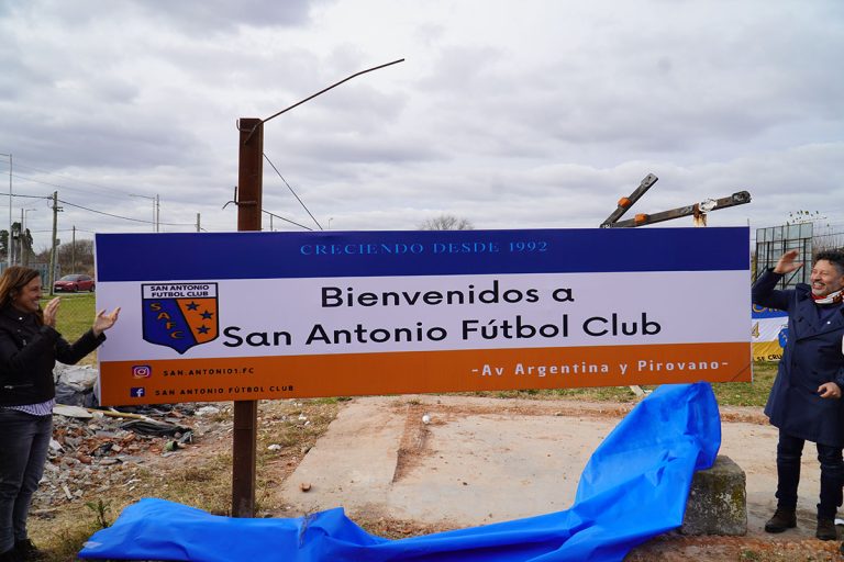 El Club San Antonio de Merlo ya cuenta con predio y materiales