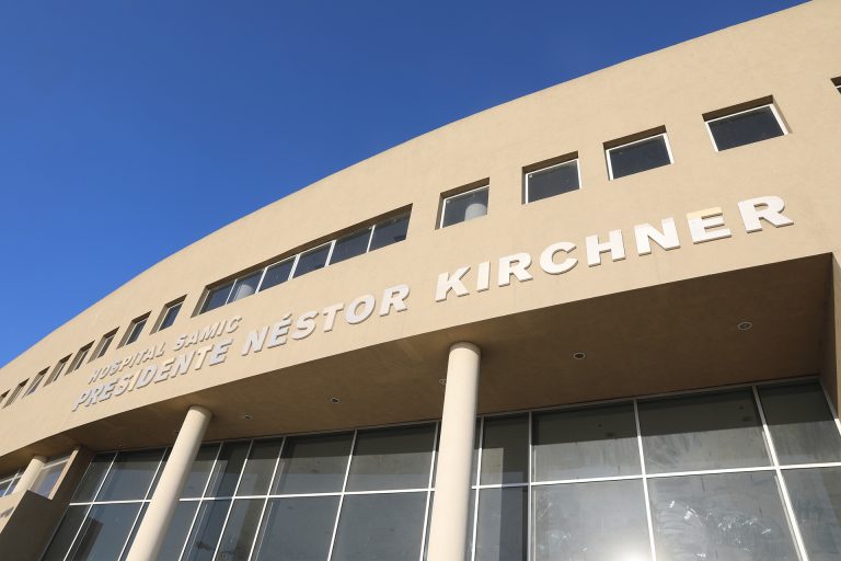 Avanza obra del Hospital Néstor Kirchner en Laferrere