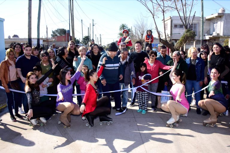 Correa y Nardini inauguraron una obra en Tierras Altas