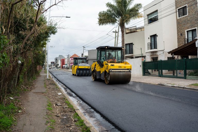 Merlo avanza con la obra para repavimentar 15 cuadras
