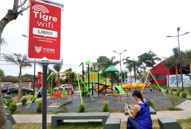 Tigre ya cuenta con más de 125 puntos de acceso gratuito a WiFi en plazas y espacios públicos