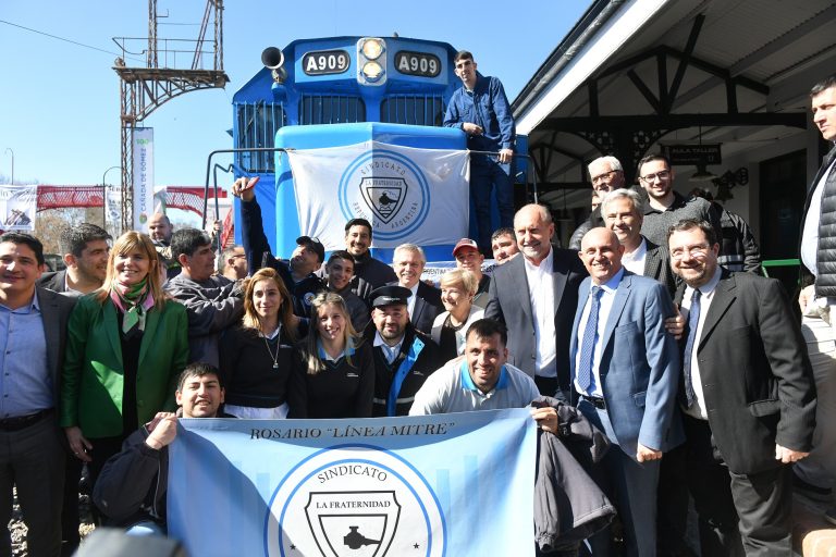 Fernández y Massa pusieron en marcha un ramal de trenes que estuvo inactivo por 45 años