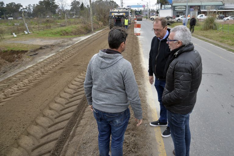 El Municipio de Tigre avanza con la obra de repavimentación de la Avenida Italia en Nuevo Delta