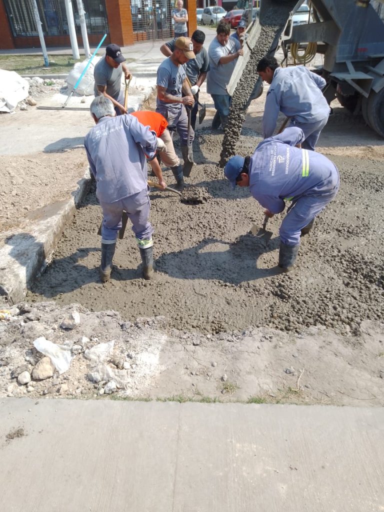 Repavimentan la avenida José Ignacio Rucci