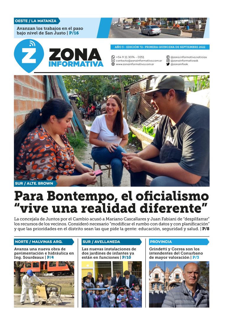 Zona Informativa 1° Quincena de Septiembre