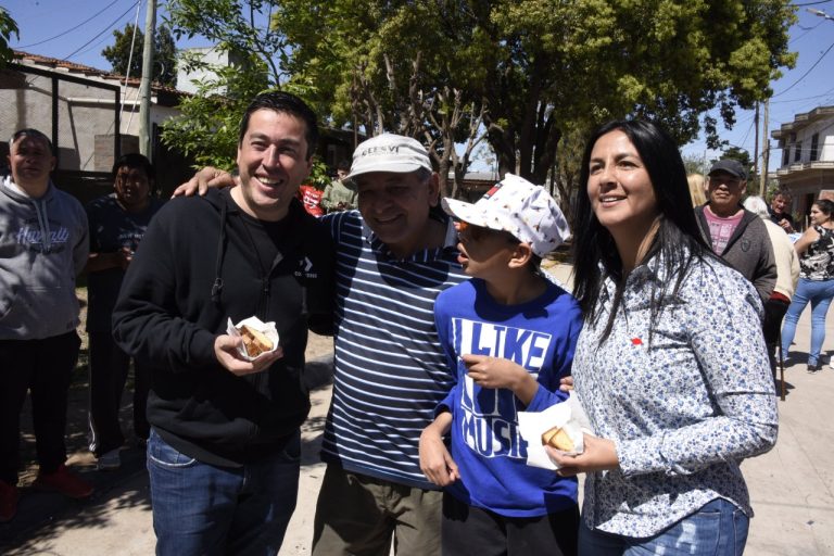 Correa y Nardini inauguraron las obras de nuevos pavimentos en Ing. Pablo Nogués 