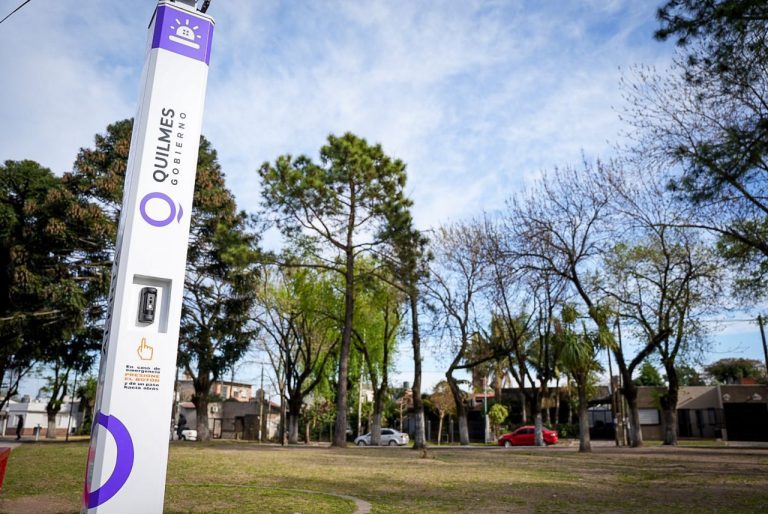 Instalan tótem de seguridad en Villa Florida
